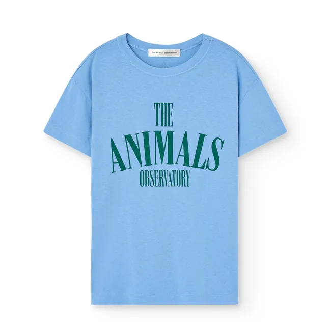 T-shirt Pupfish The Animals Observatory Coton Bio | Bleu ciel