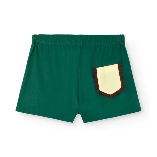 Jupe Short Olingo Velours Côtelé | Vert