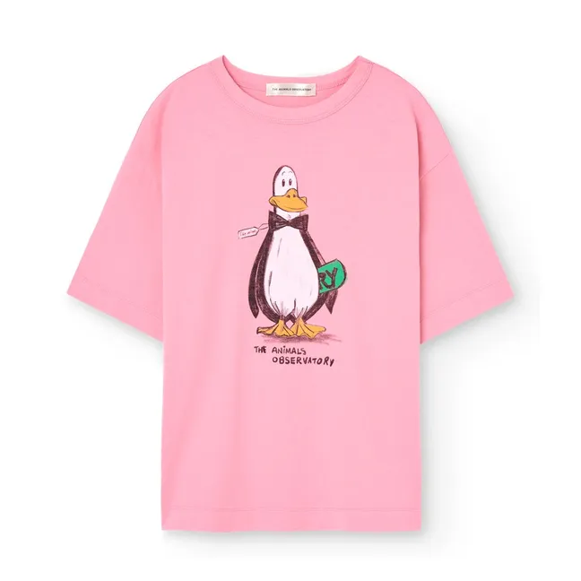 T-shirt Collie Coton Bio | Rose