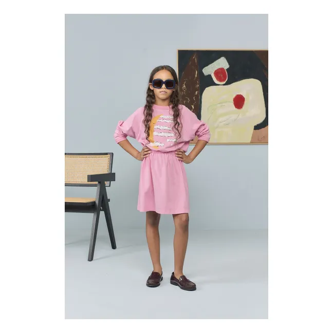 Robe Basset Coton Bio | Rose