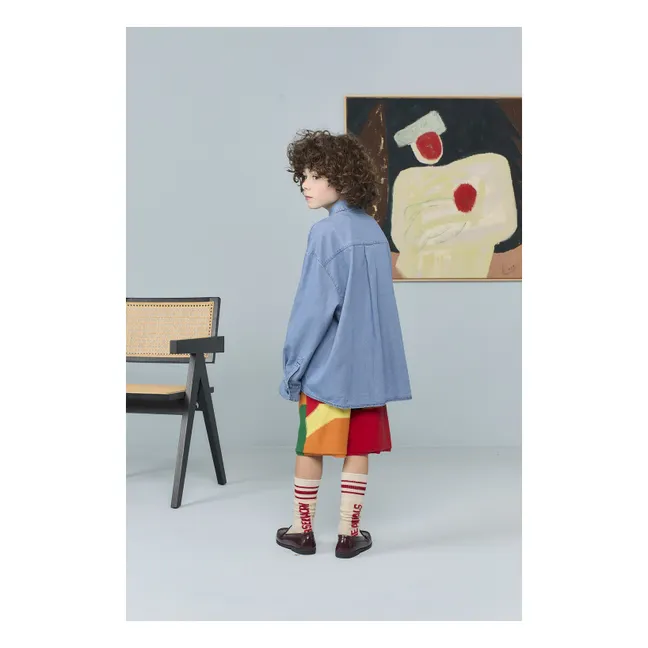 Chemise Wolf Denim | Bleu