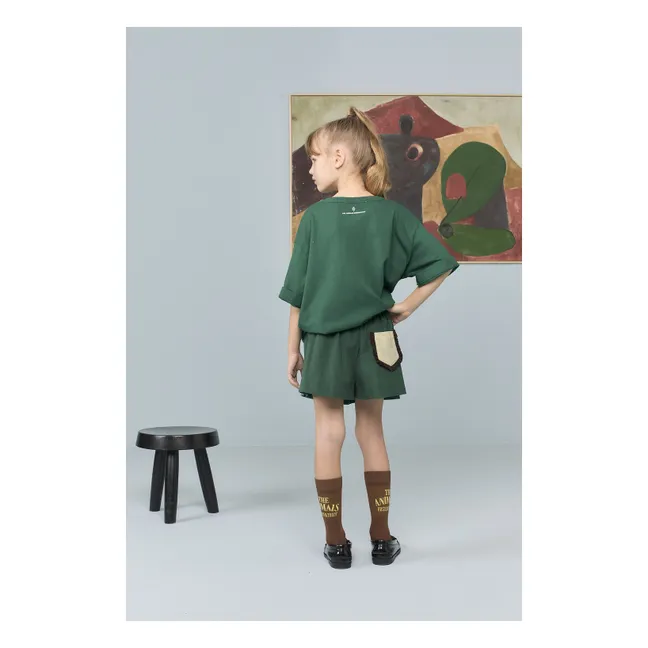 Jupe Short Olingo Velours Côtelé | Vert