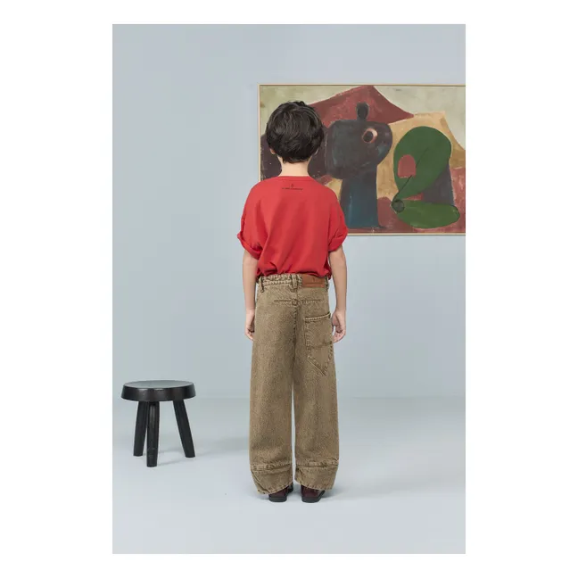 Dunker A T-Shirt aus Bio-Baumwolle | Rot