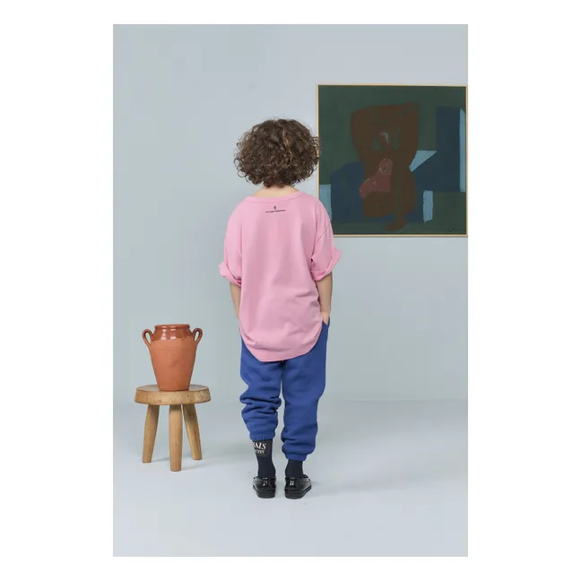 T-shirt Collie Coton Bio | Rose