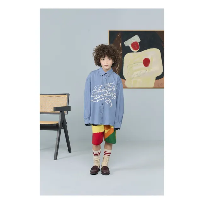 Chemise Wolf Denim | Bleu
