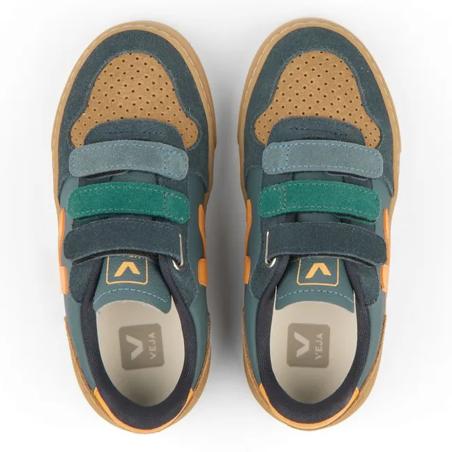 Scratch Sneakers Small V-10 Leather | Blue