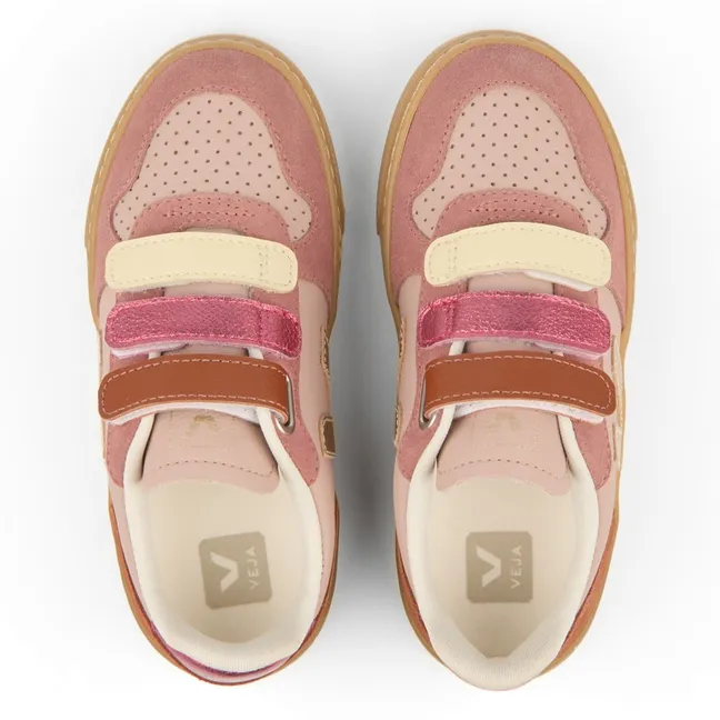 Scratch Sneakers Small V-10 Leather | Powder pink
