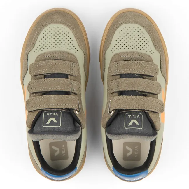 Rasca Zapatillas Pequeñas V-90 Piel O.T | Verde Kaki