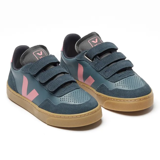 Scratch Sneakers Small V-90 Leather O.T | Blue