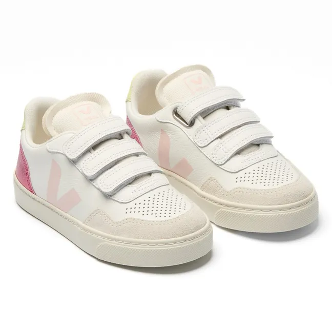 Rasca Zapatillas Pequeñas V-90 Piel O.T | Blanco