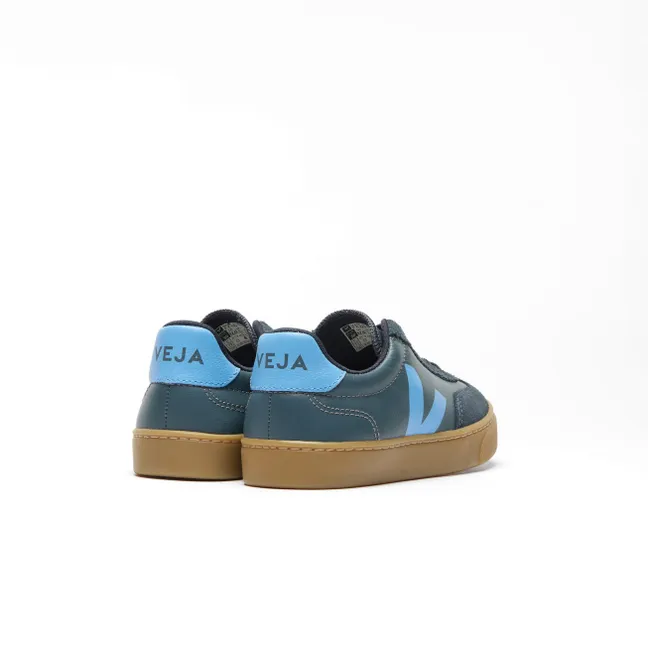 Elasticated Lace Sneakers Small Volley Leather O.T | Blue