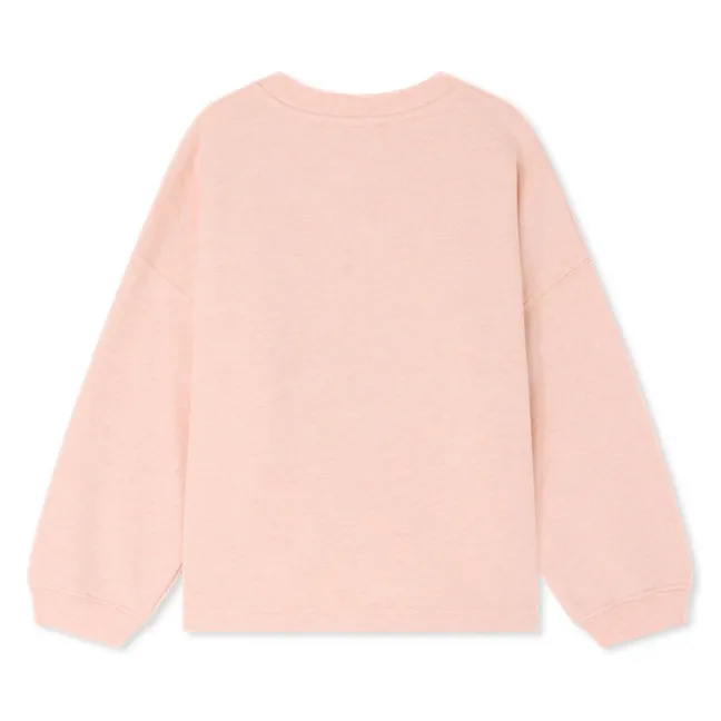 Myla Fleur organic cotton sweatshirt | Pink
