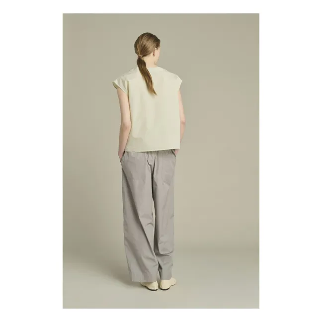 Blouse Lorena Coton | Vert pâle