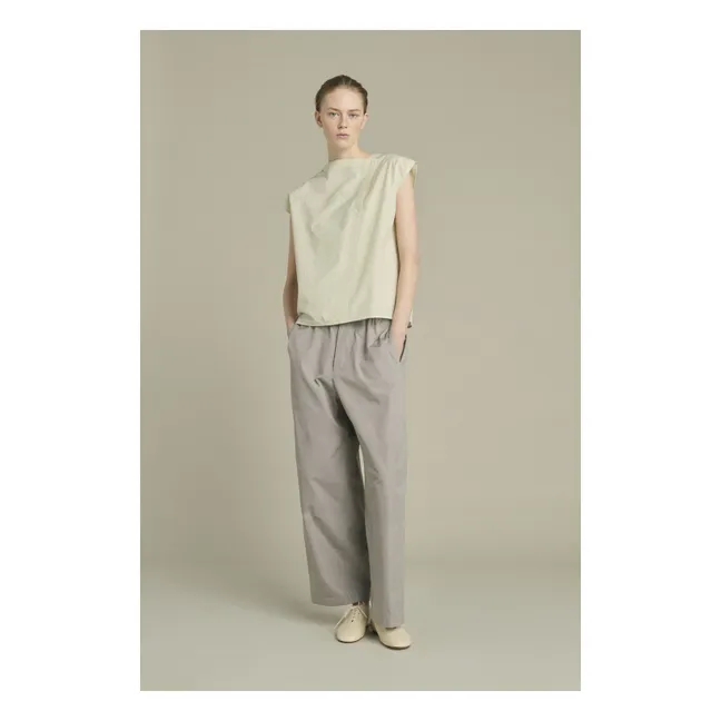 Blouse Lorena Coton | Vert pâle