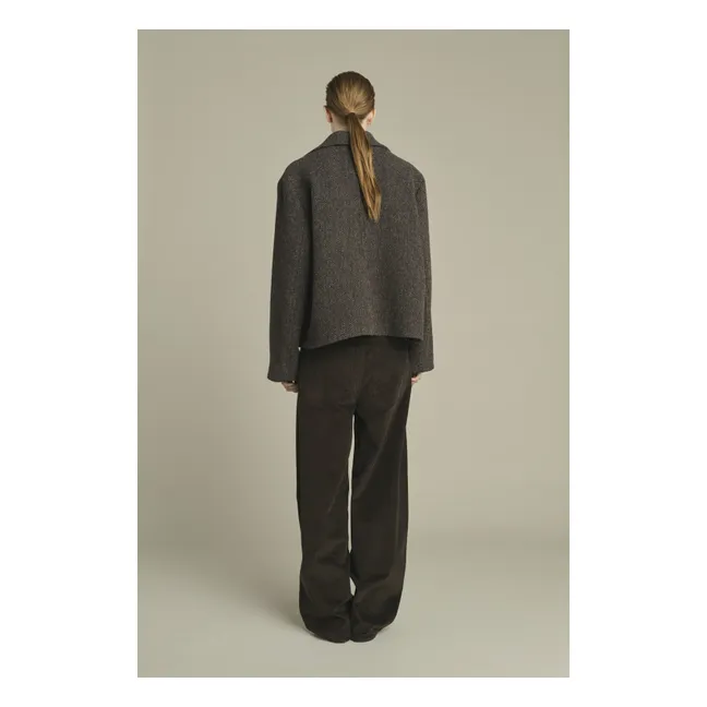 Pantalon Gunther Coton Bio | Marron foncé