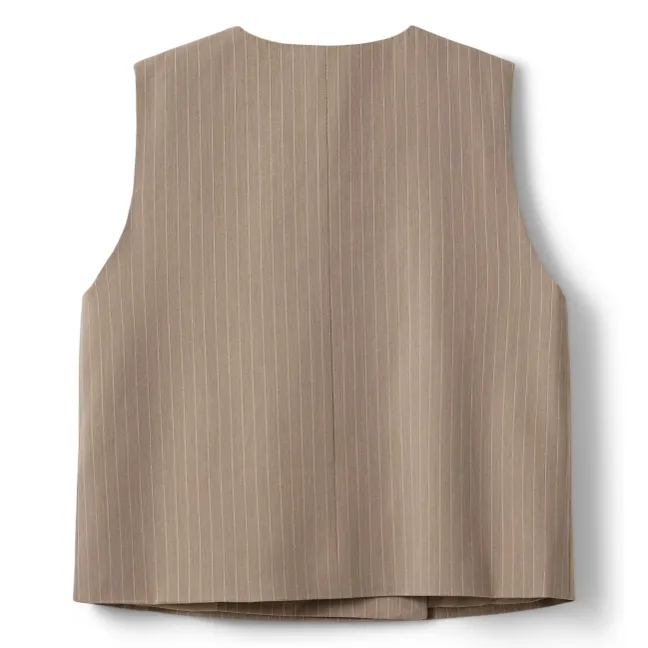 Veste Sans Manches Cailinsy Nœuds | Beige