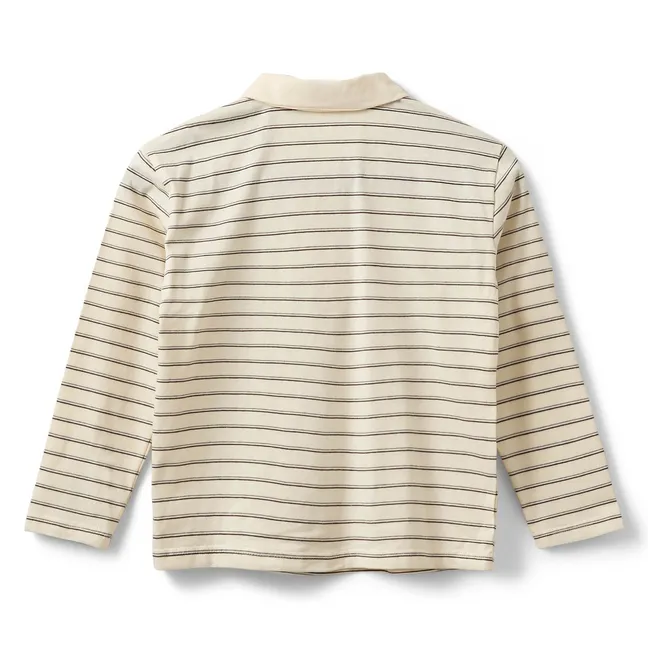 Polo Calliasy Rayé | Ecru