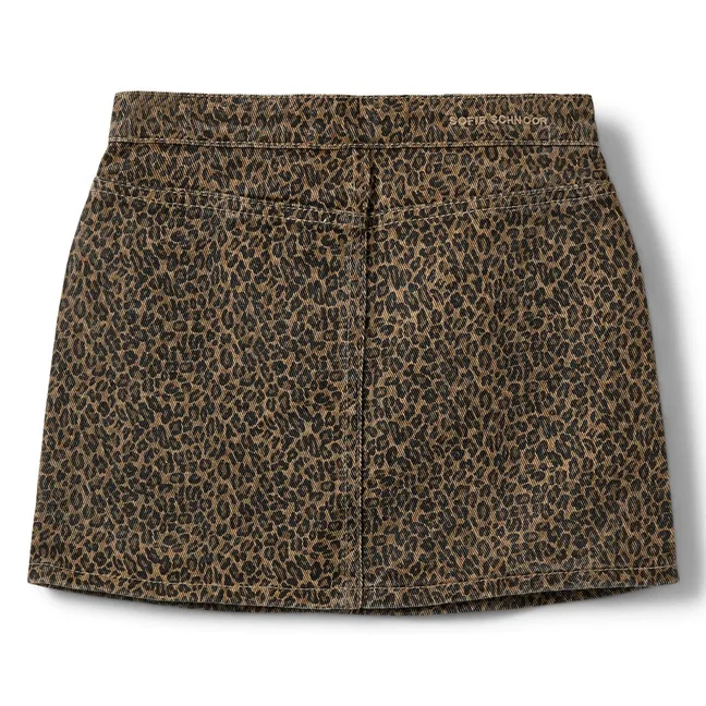 Jupe Callysy Leopard | Marron