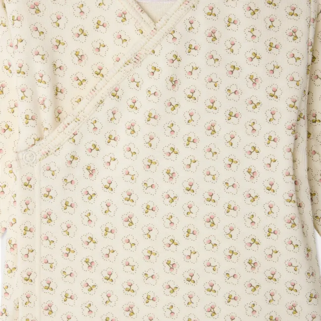 Conjunto de algodón ecológico Timao Cerises | Rosa Melocotón