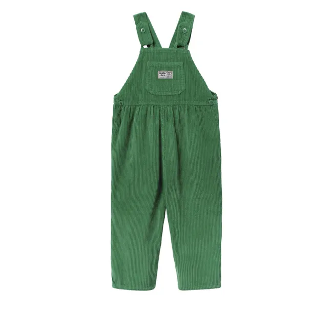 Salopette Velours Côtelé | Vert