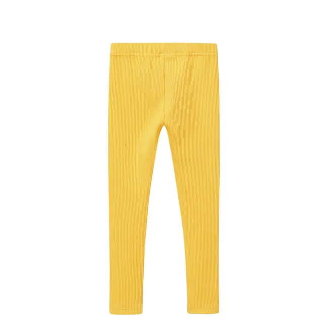Legging Côtelé | Jaune