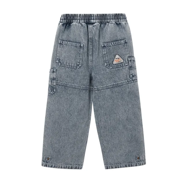 Jean Cargo Délavé | Bleu