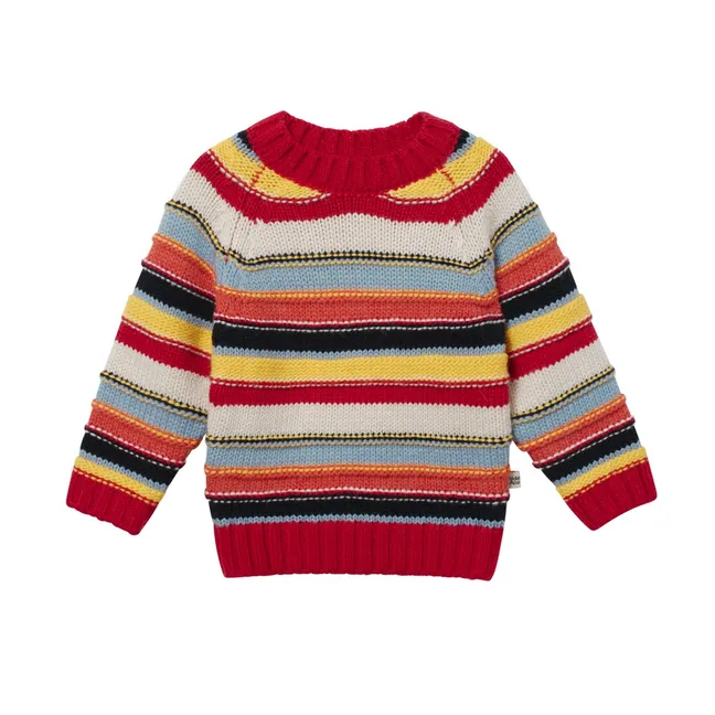Striped Sweater | Red