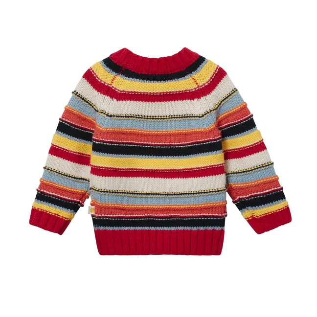 Striped Sweater | Red