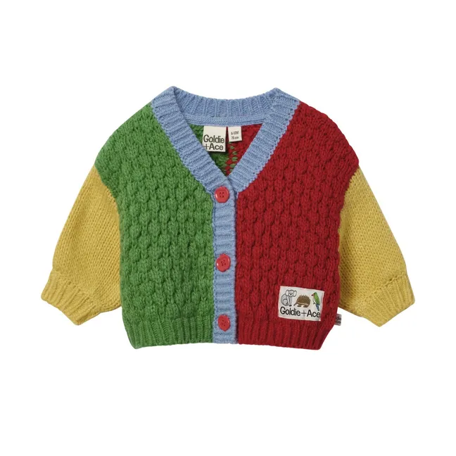 Cardigan Colorblock | Rouge