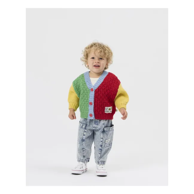 Cardigan Colorblock | Rouge