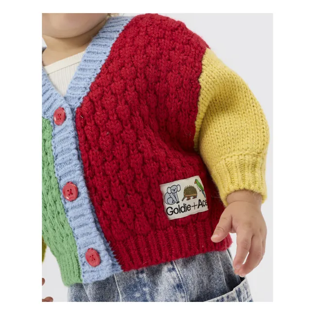 Cardigan Colorblock | Rouge