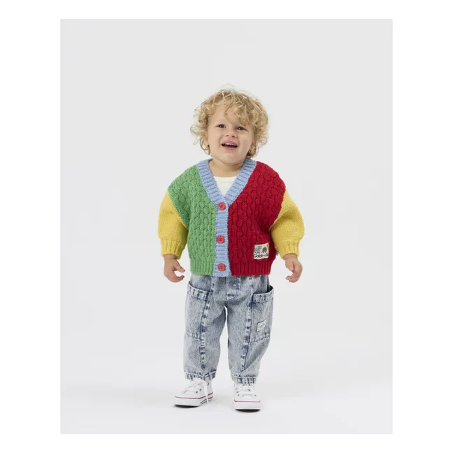 Cardigan Colorblock | Rouge