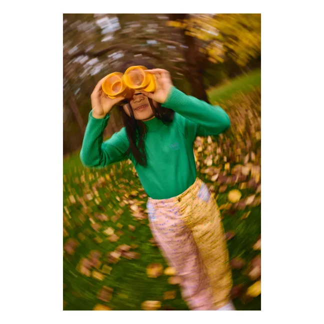 Pantalon Posy Fleuri | Jaune