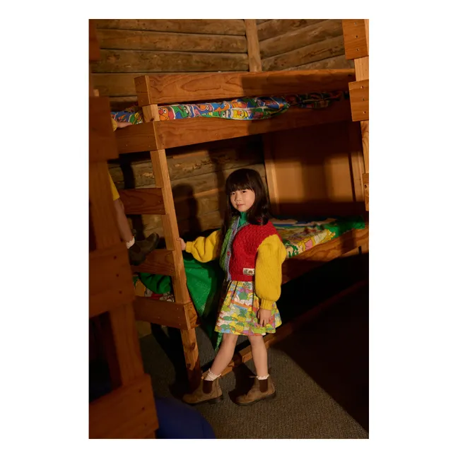 Cardigan Colorblock | Rouge