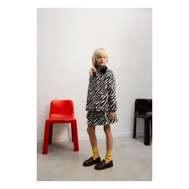 Veste Dakota Zèbre | Noir