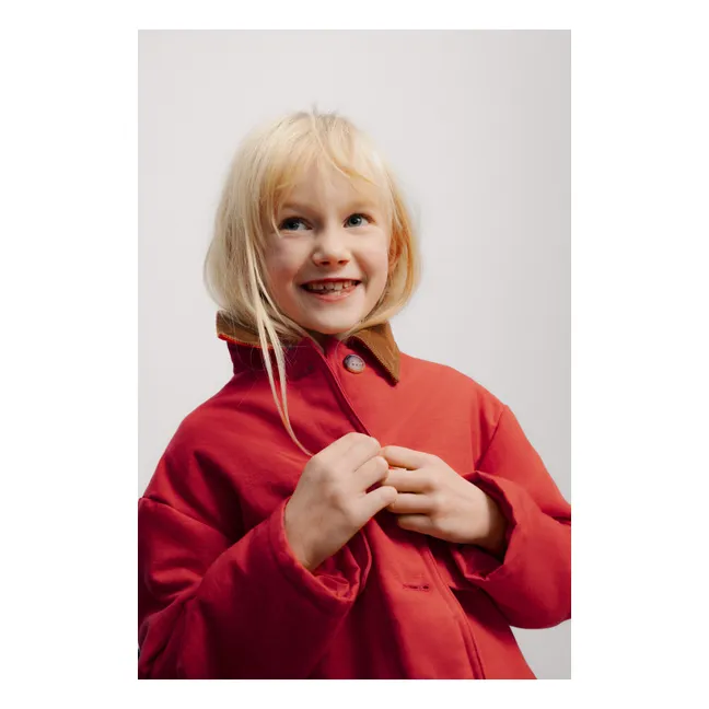 Veste Flint Coton Bio | Rouge