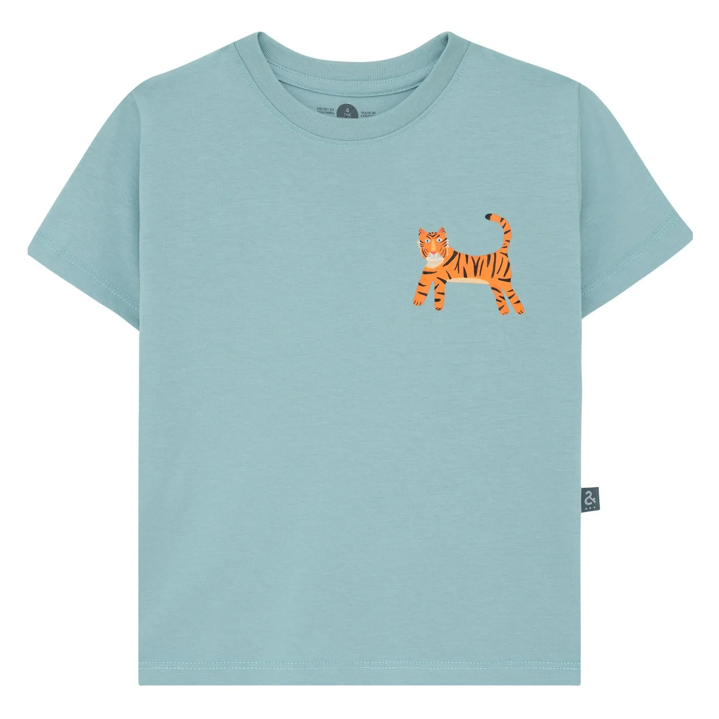 T-shirt Tigres  | Bleu Clair- Image produit n°3