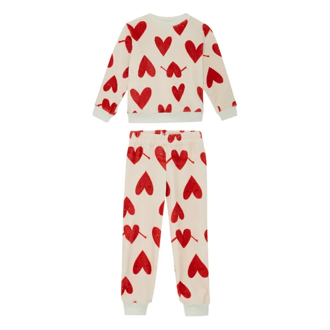 Pyjama Cœurs | Crème