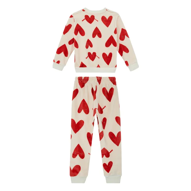 Pyjama Cœurs | Crème