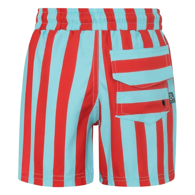 Bañador de rayas | Rojo