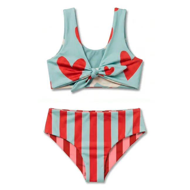 Bañador Knot Corazones | Azul