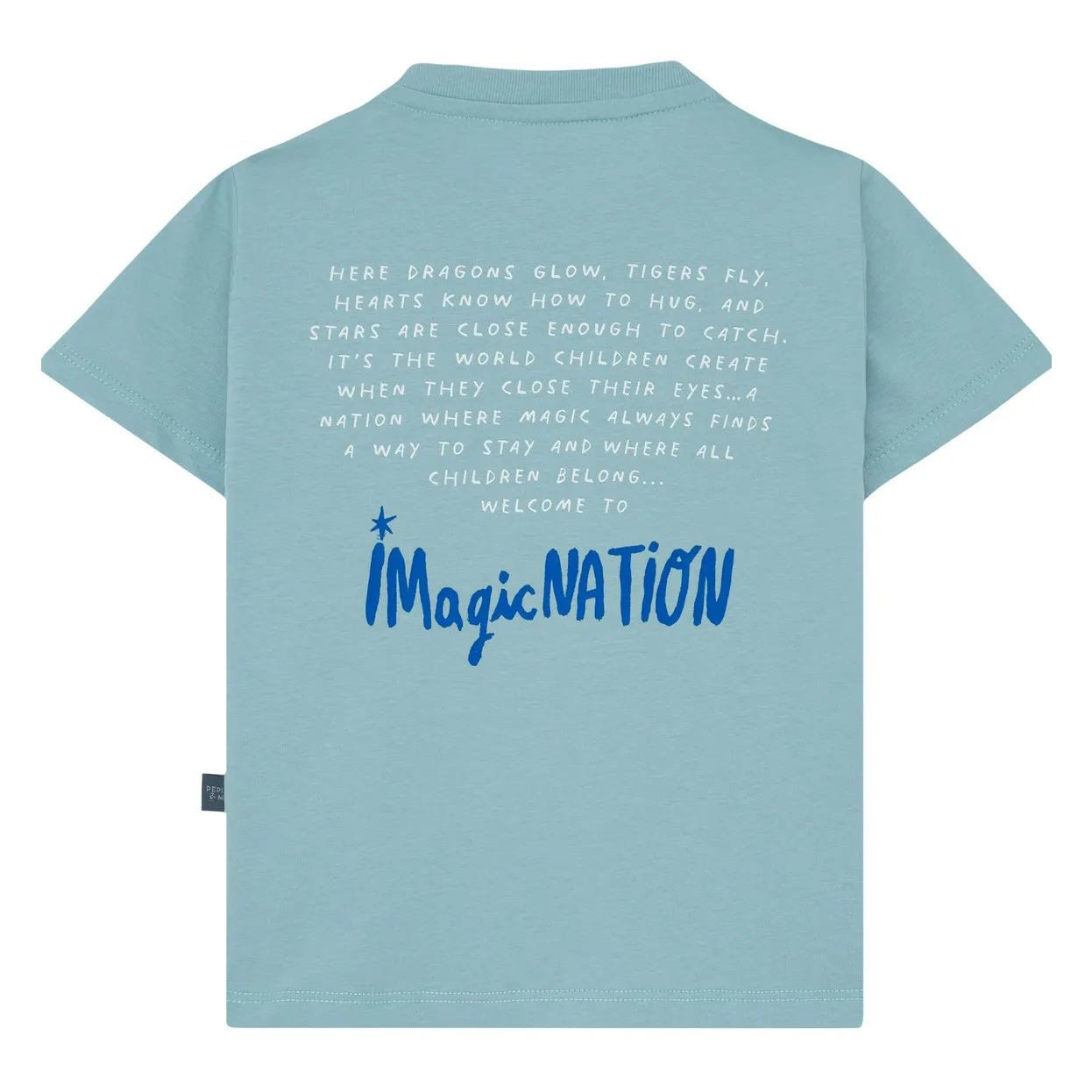 T-shirt Dragon | Bleu Clair- Image produit n°2