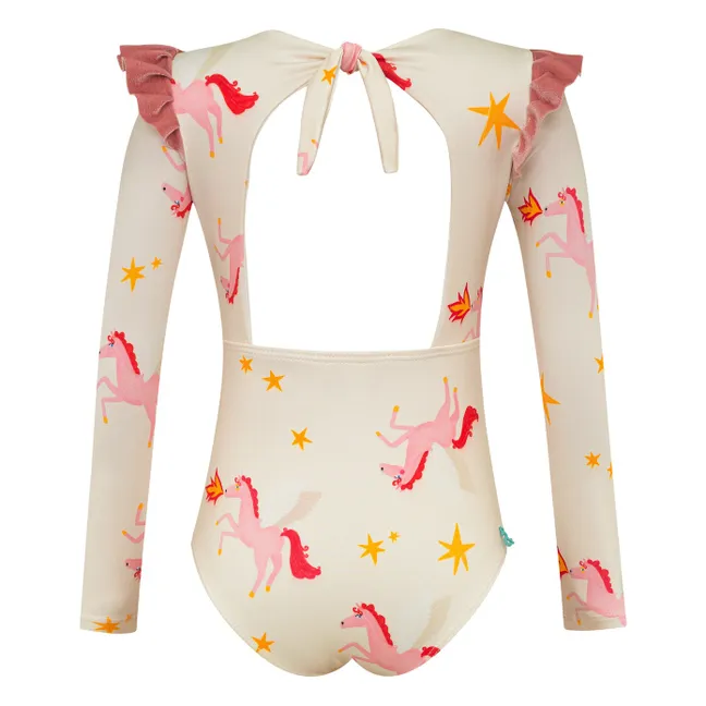 Pegases Long-Sleeve Swimsuit | Cream