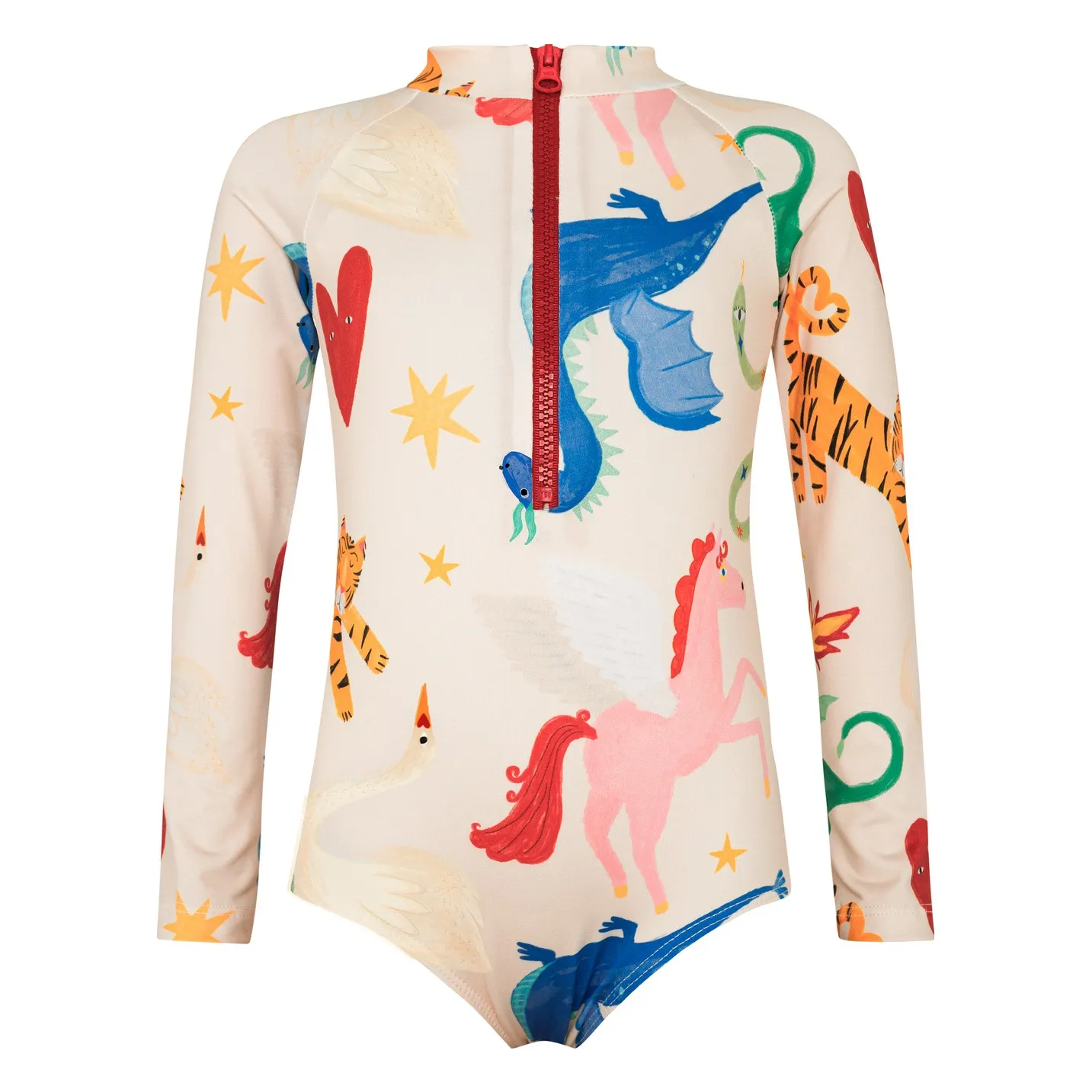 Maillot de Bain Manches Longues Imagination | Crème- Image produit n°0