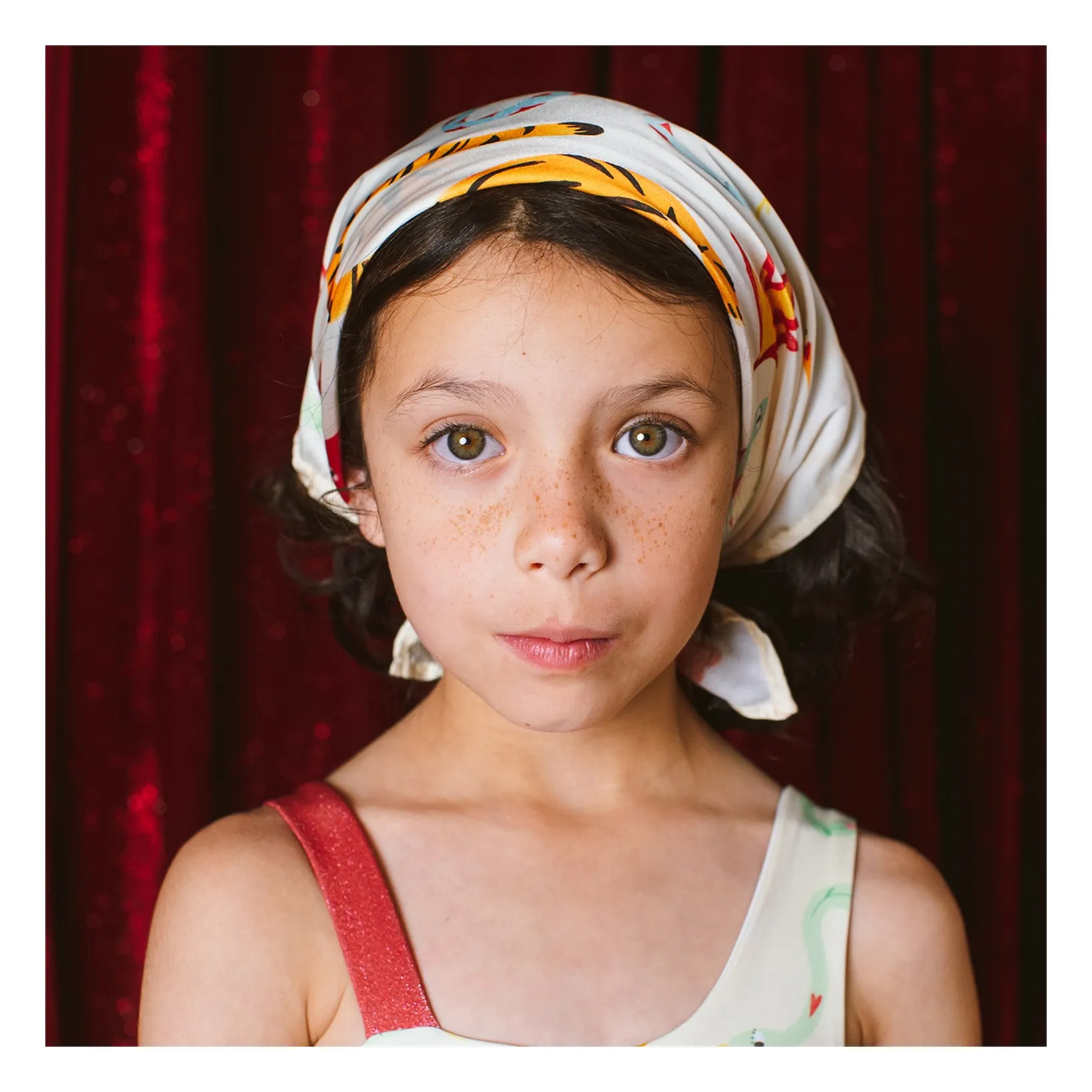 Foulard Tigres | Crème- Image produit n°1