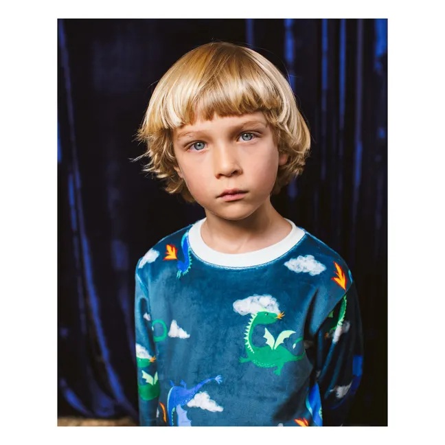 Pyjama Dragons | Bleu foncé