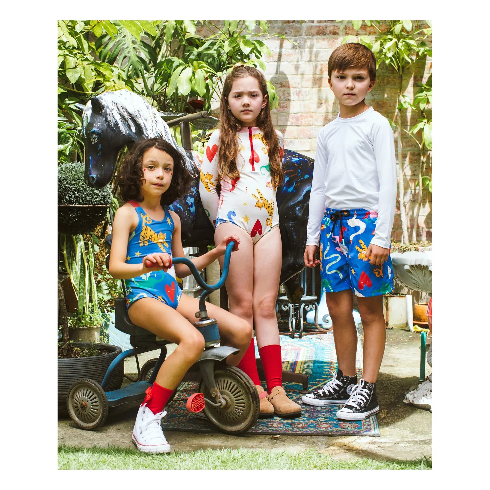 Maillot de Bain Manches Longues Imagination | Crème- Image produit n°2