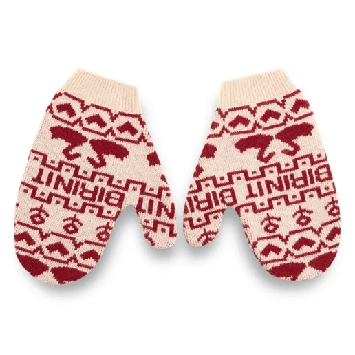 Gants Canards Laine Merinos | Bordeaux