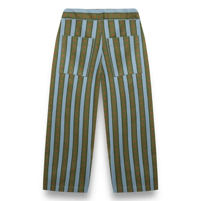 Pantalon Levante Rayé | Vert