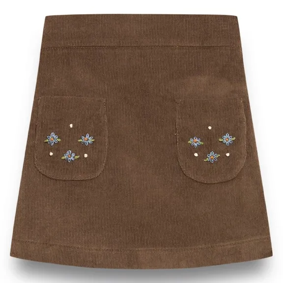 Soor Ploom - Erma Checked Merino Wool Skirt - Ecru | Smallable